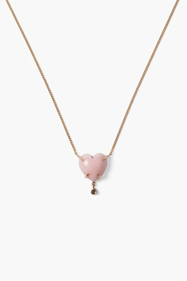 14k Heart Necklace Pink Opal Women Chan Luu 14k Fine