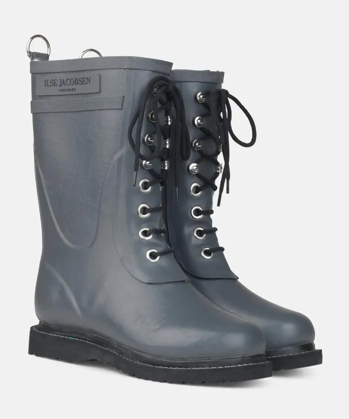 34 Rubber Boots 8211 Grey Rainboots Ilse Jacobsen Rainboots Medium