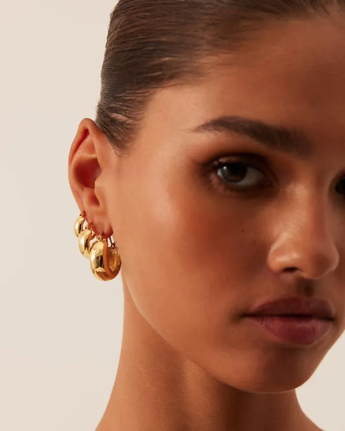 Accessories Billini Jewellery PALA GOLD PLATED EARRING 3PACK GOLD PLATED 18K