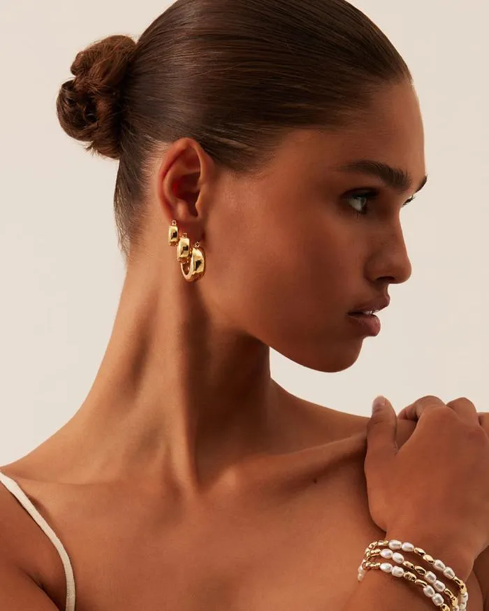 Accessories Billini Jewellery PALA GOLD PLATED EARRING 3PACK GOLD PLATED 18K