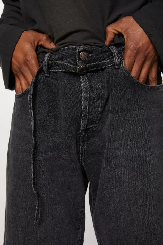 Acne Studios Loose Fit Denim Shorts Black Women Shorts Acne Studios Loose Fit Denim Shorts Black Women Shorts