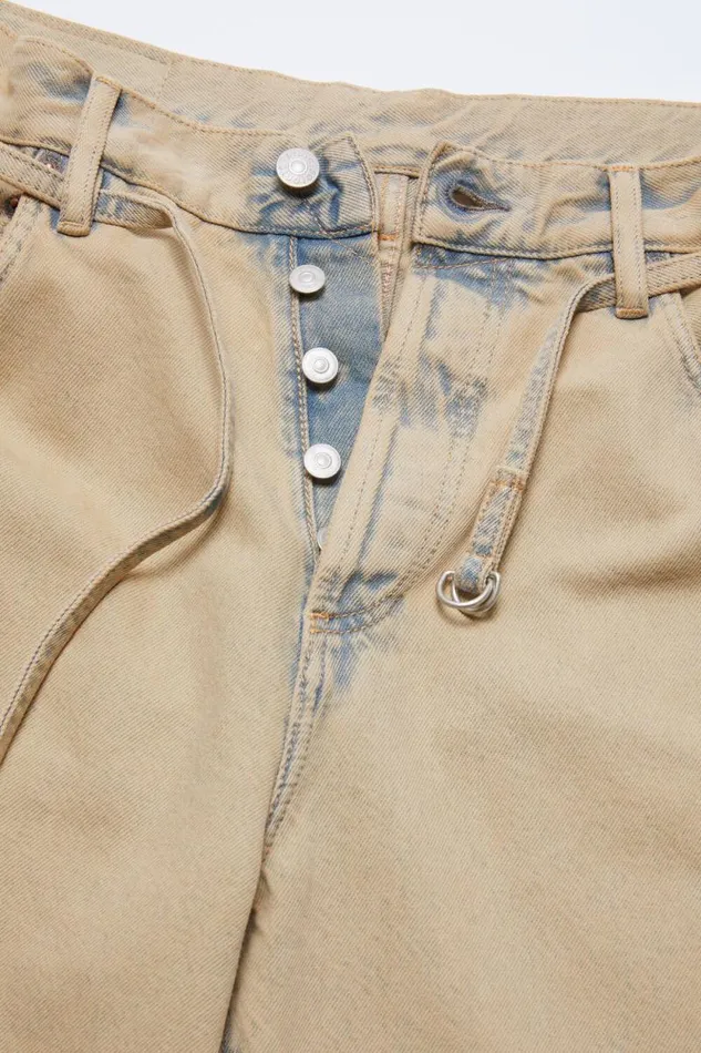 Acne Studios Loose Fit Jeans 8211 1991 Toj Light Sand Women Jeans