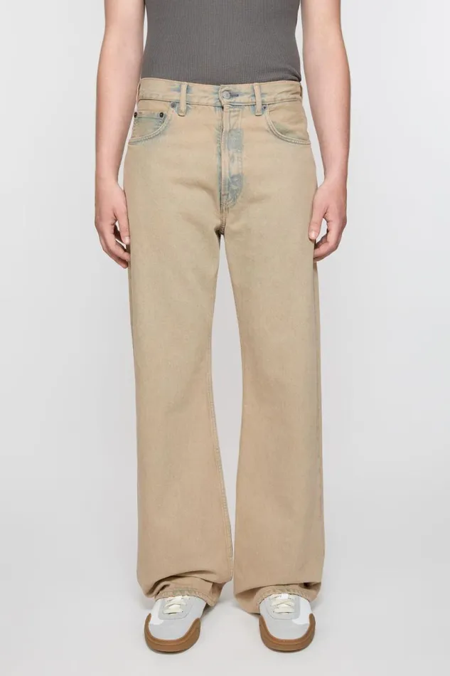 Acne Studios Loose Fit Jeans 8211 2021M Light Sand Men Jeans