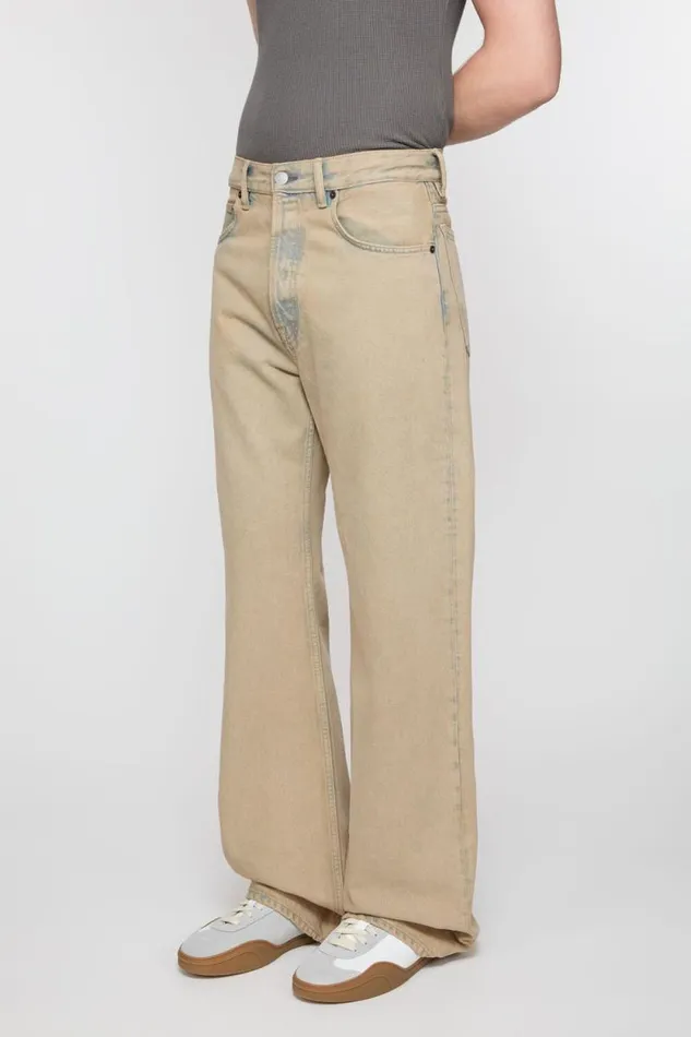 Acne Studios Loose Fit Jeans 8211 2021M Light Sand Men Jeans Acne Studios Loose Fit Jeans 8211 2021M Light Sand Men Jeans