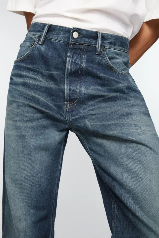 Acne Studios Loose Fit Jeans 8211 2021M Mid Blue Men Jeans Acne Studios Loose Fit Jeans 8211 2021M Mid Blue Men Jeans