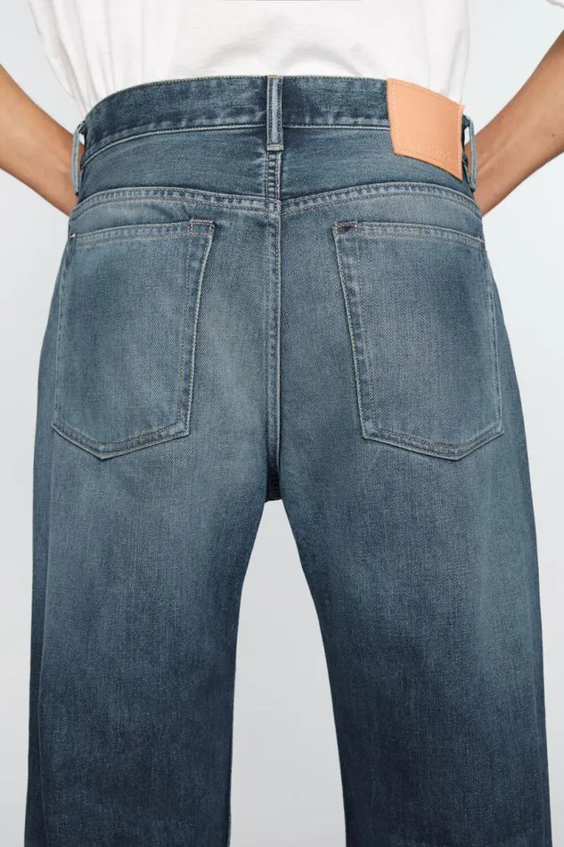 Acne Studios Loose Fit Jeans 8211 2021M Mid Blue Men Jeans Acne Studios Loose Fit Jeans 8211 2021M Mid Blue Men Jeans