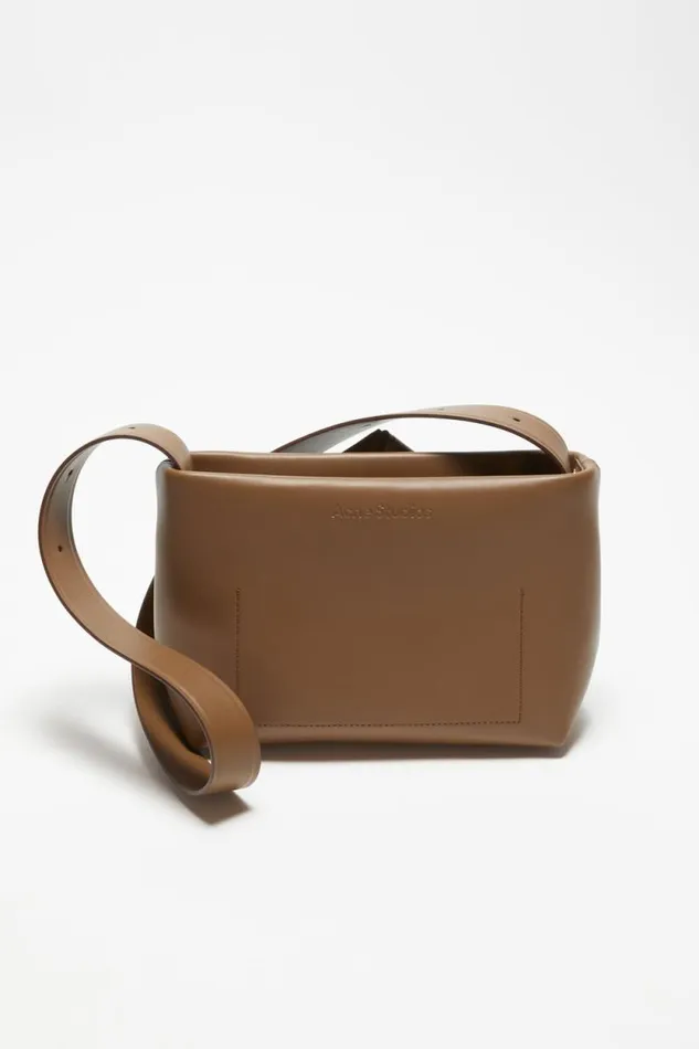 Acne Studios Musubi Shoulder Bag Camel Brown Men Bags