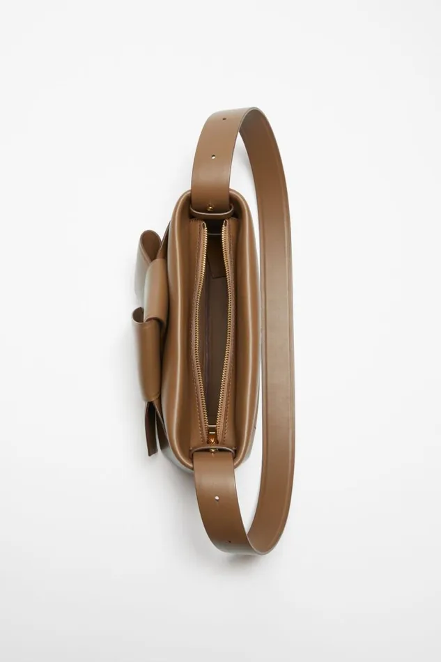 Acne Studios Musubi Shoulder Bag Camel Brown Men Bags