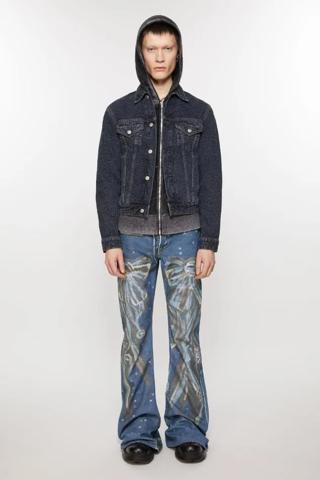Acne Studios Regular Fit Jeans 8211 2024M Mid Blue Men Jeans