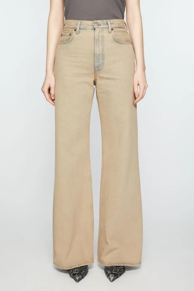 Acne Studios Relaxed Fit Jeans 8211 2022 Light Sand Women Jeans