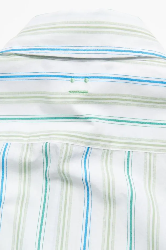 Acne Studios Stripe Buttonup Shirt Bluegreen Men Shirts Acne Studios Stripe Buttonup Shirt Bluegreen Men Shirts