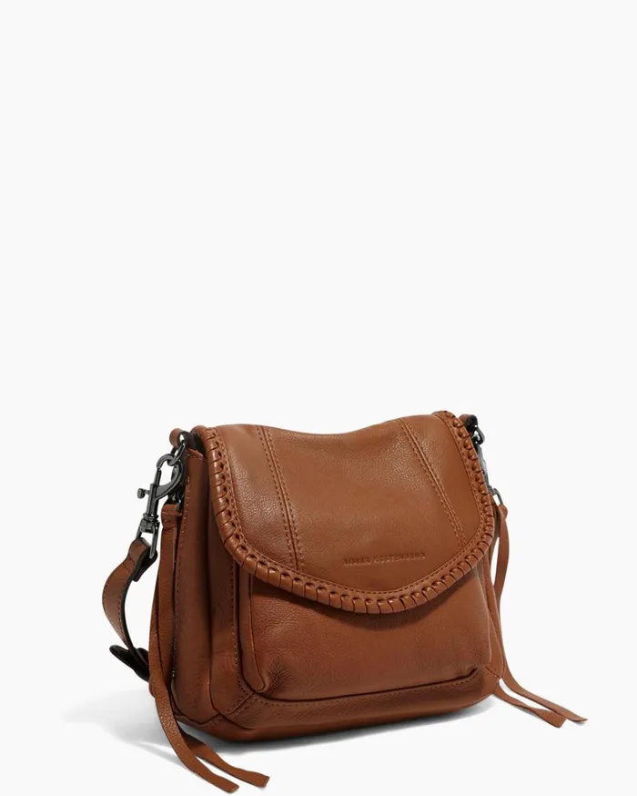 Aimee Kestenberg Crossbody Bags Women All For Love Mini Crossbody Chestnut Brown With Gunmetal