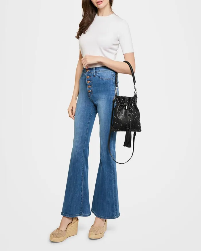Aimee Kestenberg Crossbody Bags Women Crosby Novelty Drawstring Crossbody Scattered Studs