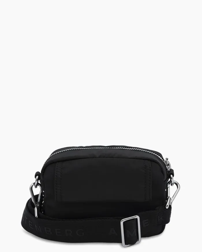 Aimee Kestenberg Crossbody Bags Women Nylon Camera Crossbody Black With Microstuds