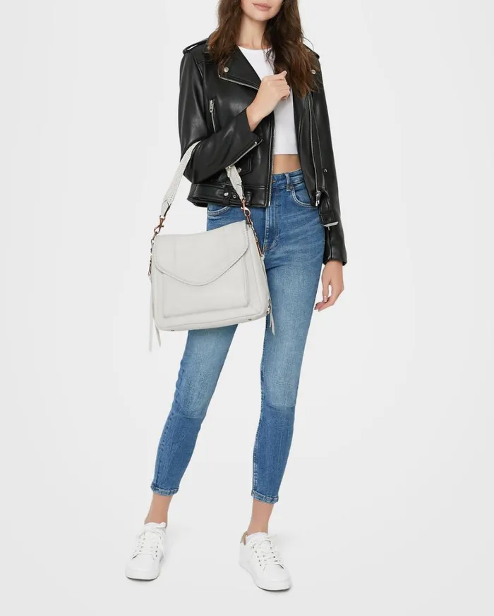 Aimee Kestenberg Satchels Women All For Love Convertible Shoulder Vanilla Ice With Chocolate Rose Gold