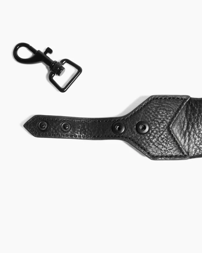 Aimee Kestenberg Travel Women Cargo Strap Black With Shiny Black Hardware