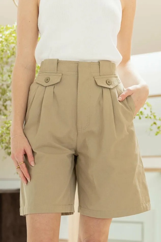 Amelia Bermuda Shorts In Sage 8211 FINAL SALE Sage Women Bohme Shorts