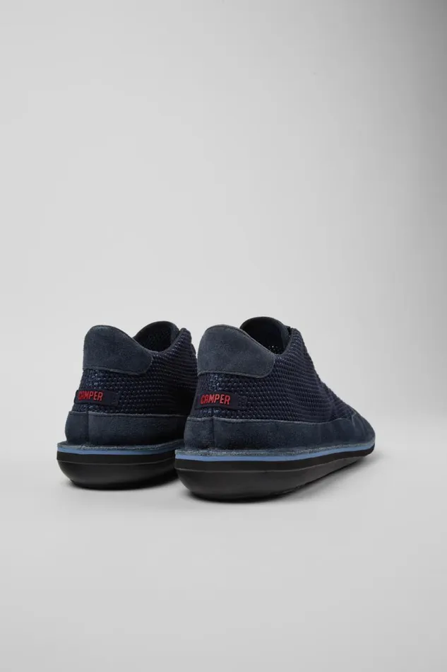 Ankle Boots Men Camper Beetle Blue TENCEL Mesh And Nubuck Ankle Boots Ankle Boots Men Camper Beetle Blue TENCEL Mesh And Nubuck Ankle Boots
