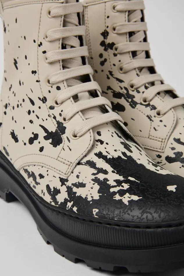 Ankle Boots Men Camper Brutus Trek MICHELIN Whiteblack Medium Boots