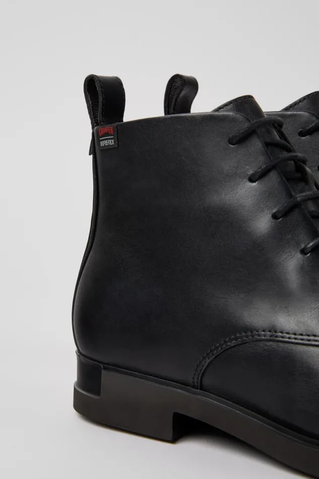 Ankle Boots Women Camper Iman GORETEX Black Lace Up Ankle Boot