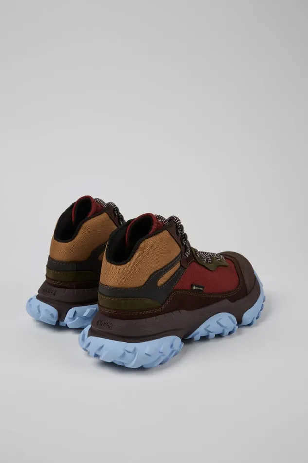 Ankle Boots Women Camper Karst Trek GORETEX Brown And Red Ankle Boots Ankle Boots Women Camper Karst Trek GORETEX Brown And Red Ankle Boots