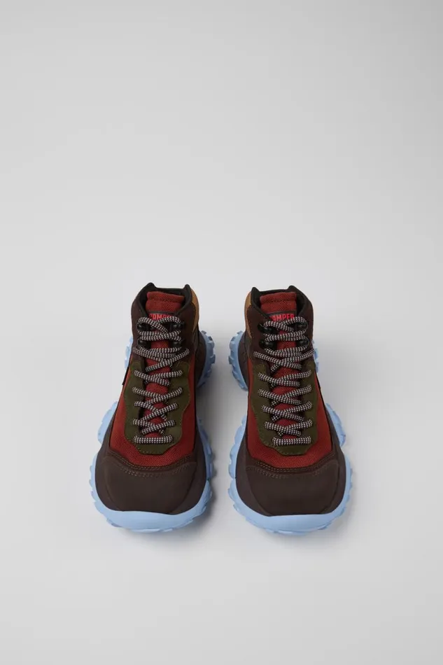 Ankle Boots Women Camper Karst Trek GORETEX Brown And Red Ankle Boots Ankle Boots Women Camper Karst Trek GORETEX Brown And Red Ankle Boots