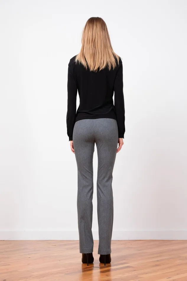 Avenue Montaigne BECCA Flannel Grey Women Pants Avenue Montaigne BECCA Flannel Grey Women Pants