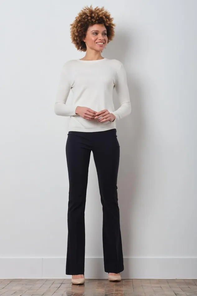 Avenue Montaigne BELLINI Signature Navy Women Pants