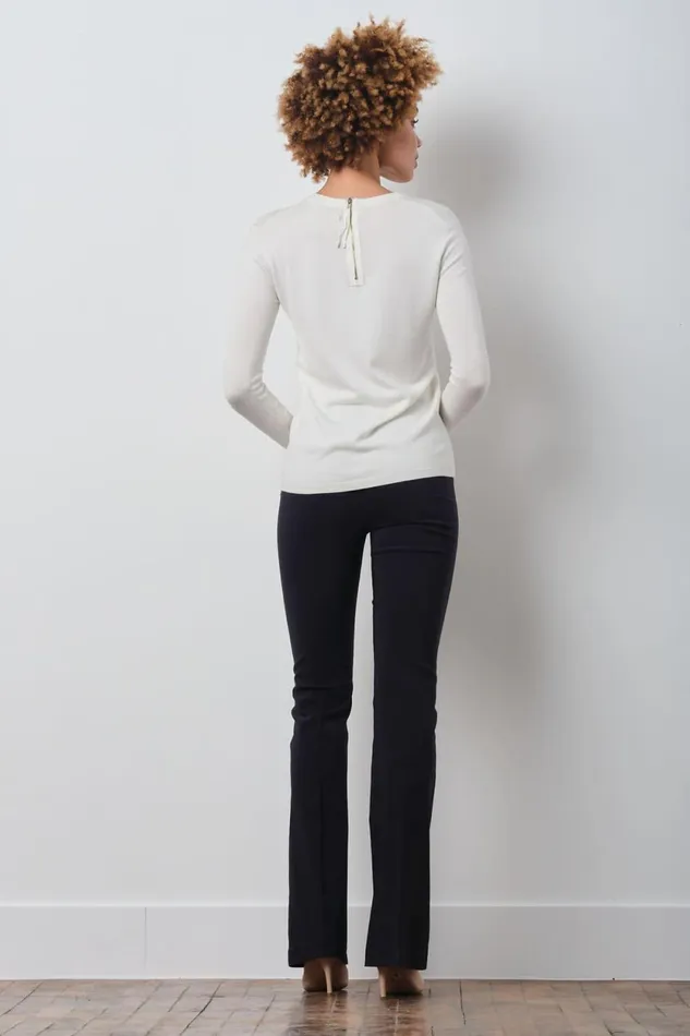 Avenue Montaigne BELLINI Signature Navy Women Pants