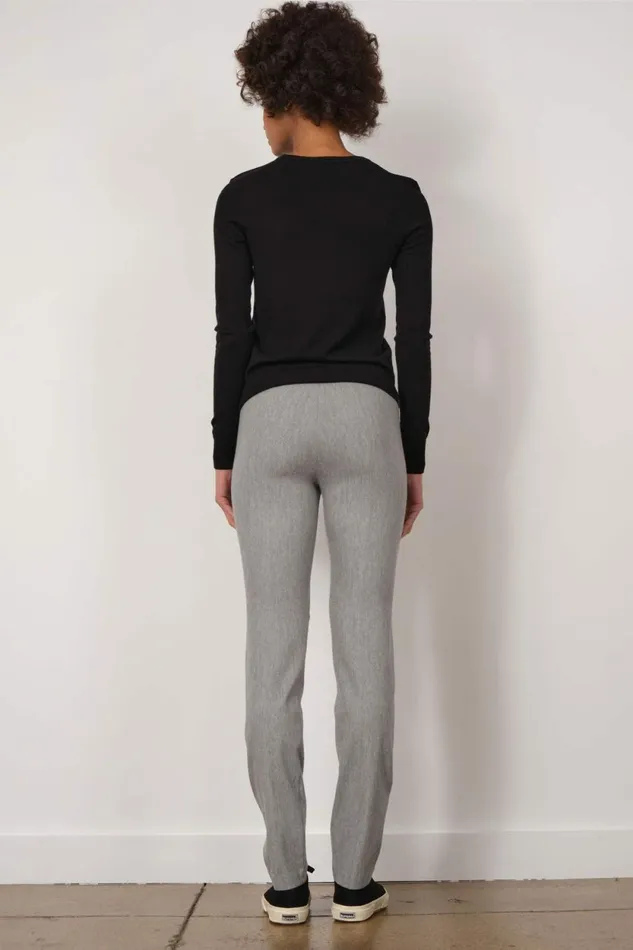Avenue Montaigne BILLY Flannel Light Grey Women Pants Avenue Montaigne BILLY Flannel Light Grey Women Pants
