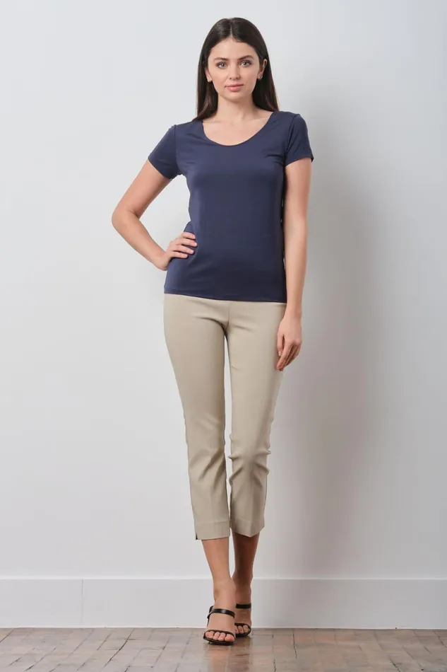 Avenue Montaigne BRIGITTE Signature Beige Women Pants