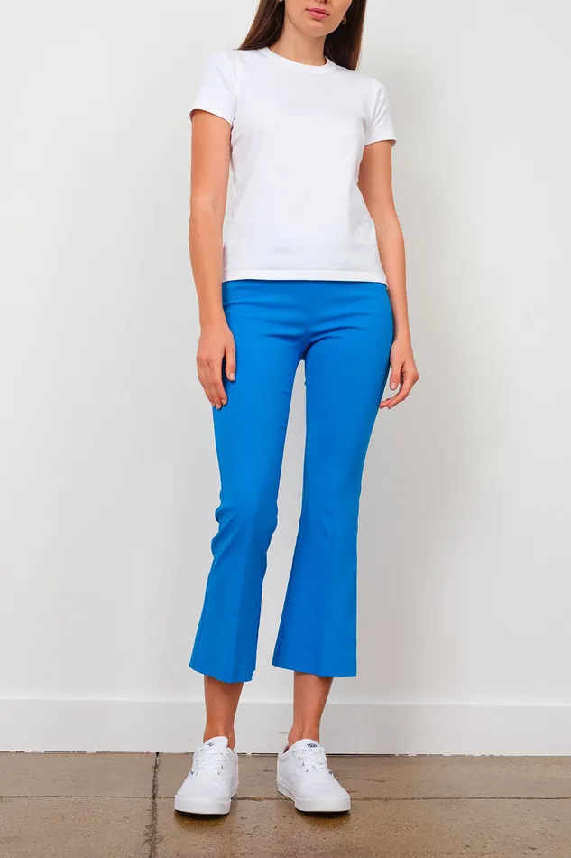 Avenue Montaigne LEO Signature Electric Blue Women Pants