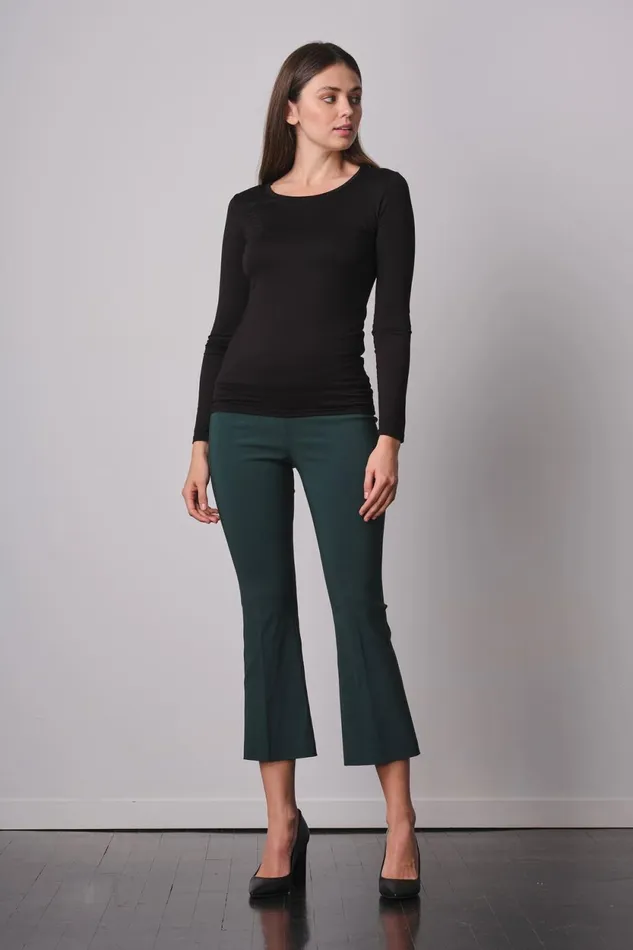 Avenue Montaigne LEO Signature Emerald Women Pants