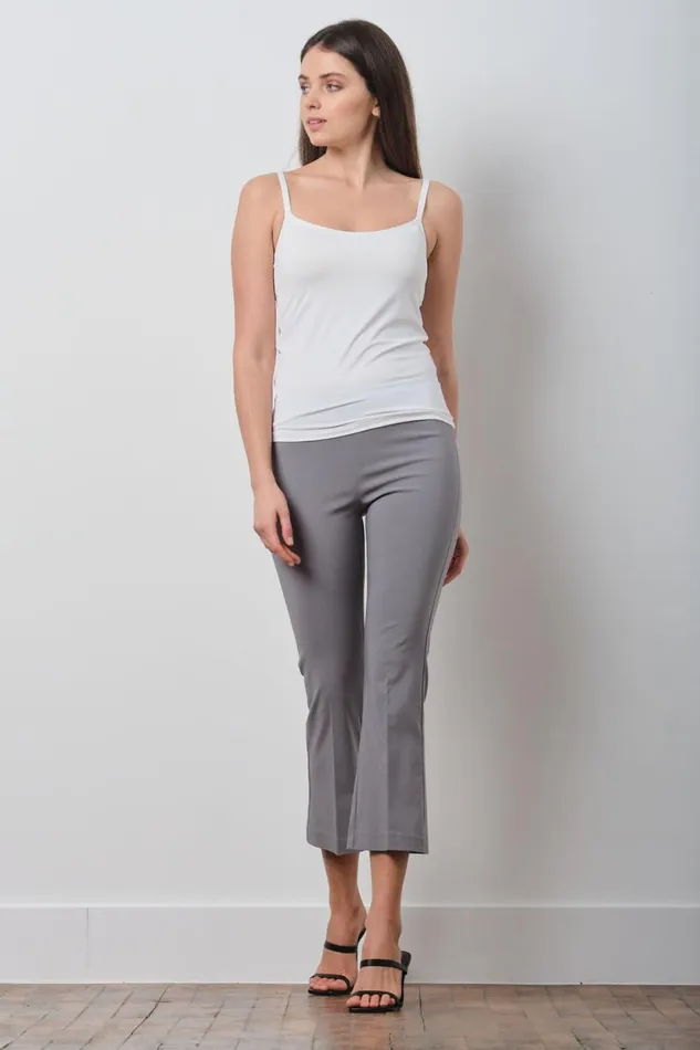 Avenue Montaigne LEO Signature Light Grey Women Pants
