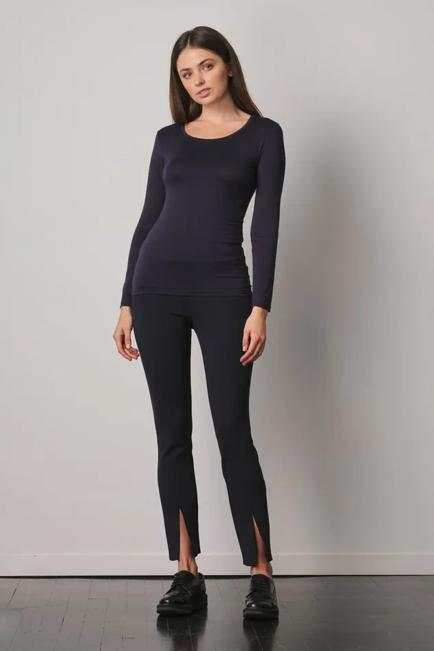 Avenue Montaigne MAX Freedom Navy Women Pants