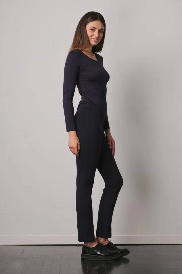 Avenue Montaigne MAX Freedom Navy Women Pants
