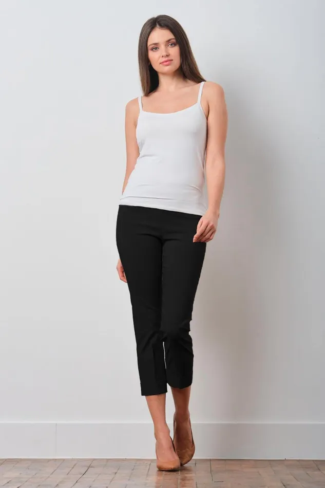 Avenue Montaigne OLIVER Signature Black Women Pants