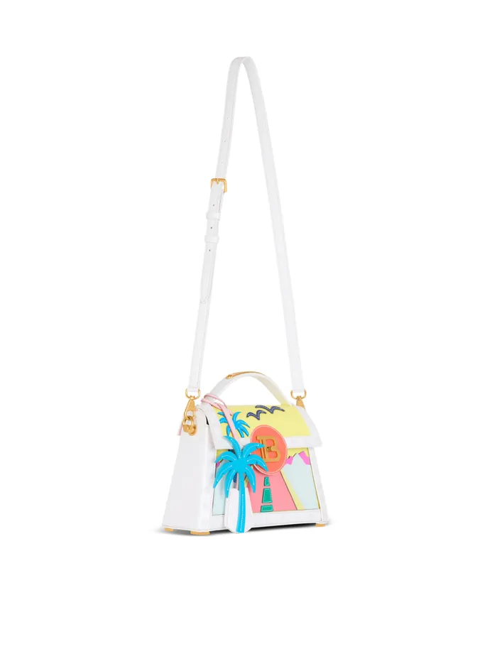 BBuzz Dynasty Calfskin And Postcard Patchwork Bag Multicolor Women Balmain Handbags