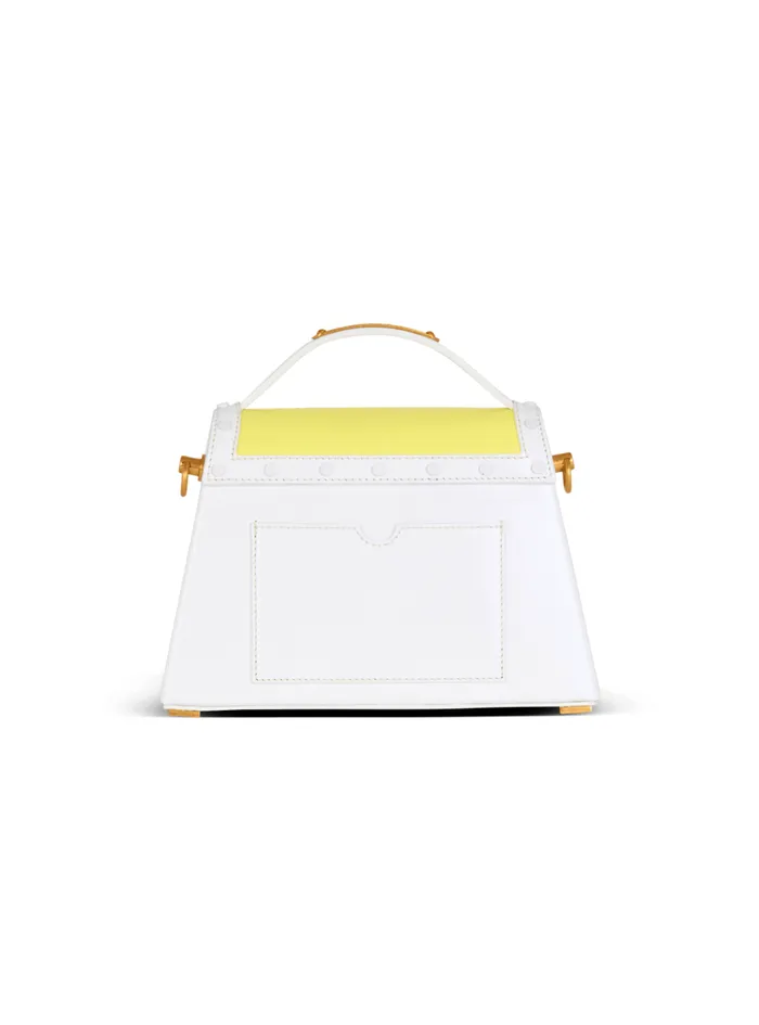 BBuzz Dynasty Calfskin And Postcard Patchwork Bag Multicolor Women Balmain Handbags