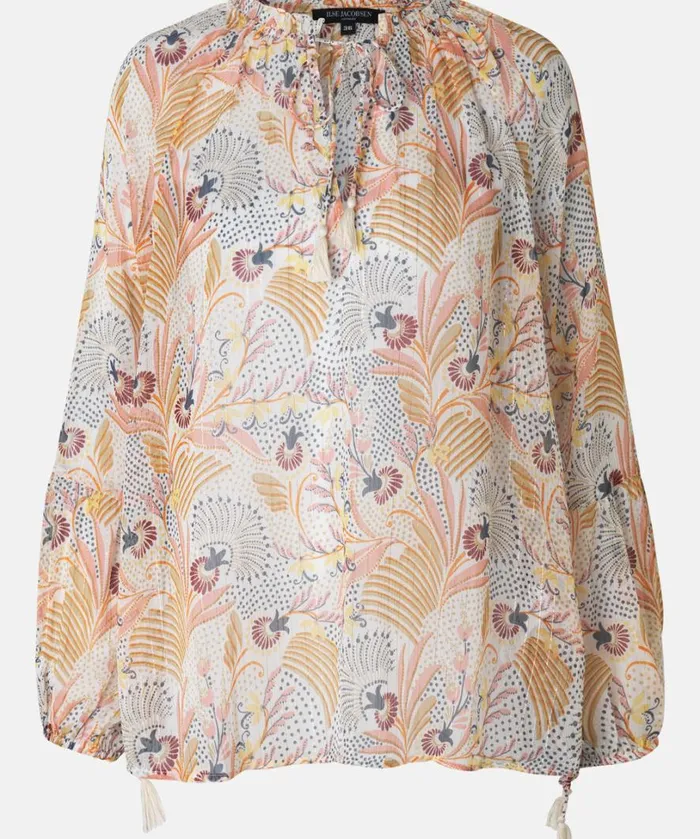 Blouse 8211 White Sugar Clothing Ilse Jacobsen Shirts And Blouses