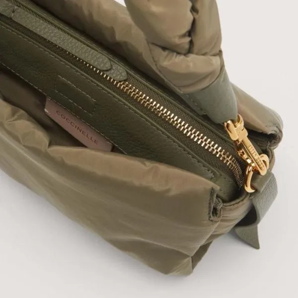 Boheme Puffy Nylon Laurel Green Women Coccinelle Top Handle Bag Boheme Puffy Nylon Laurel Green Women Coccinelle Top Handle Bag