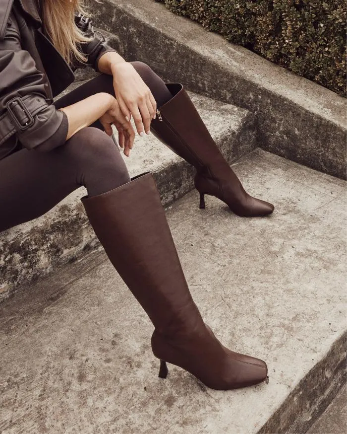 Boots Billini Knee High Boots CORBIN BRUNETTE