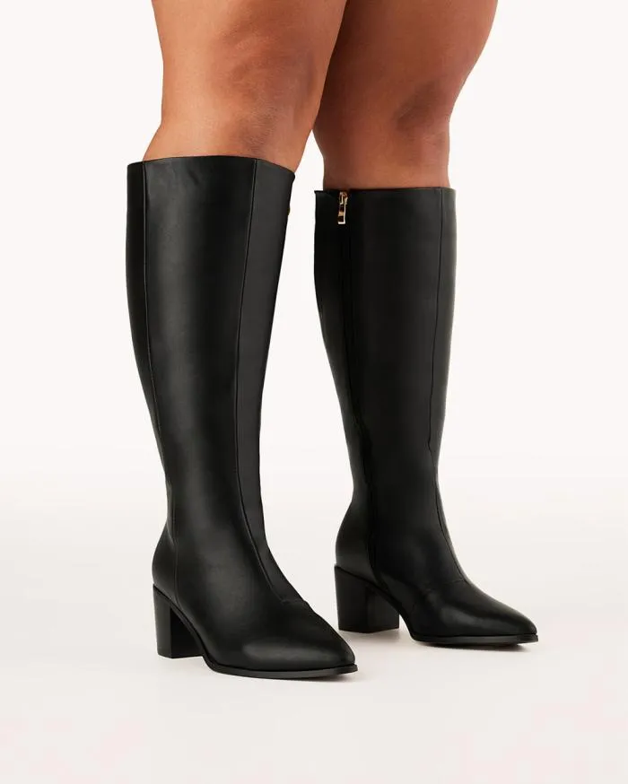 Boots Billini Knee High Boots GRANGER CURVE BLACK