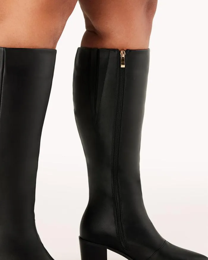 Boots Billini Knee High Boots GRANGER CURVE BLACK