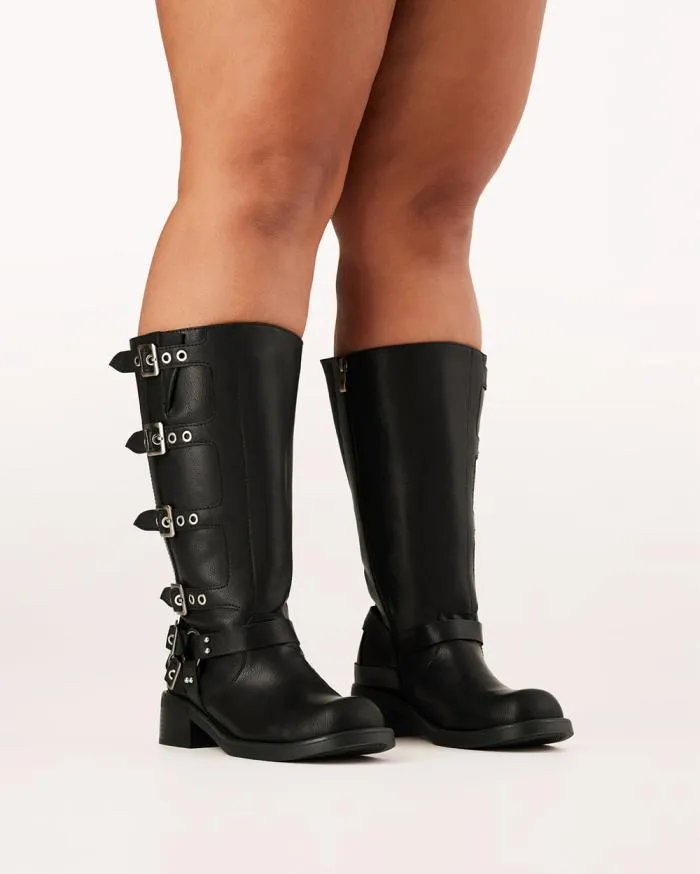 Boots Billini Knee High Boots OSHEA CURVE BLACK