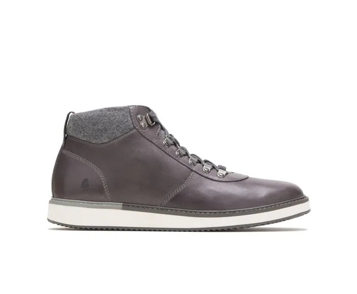 Boots Heath Hiker Boot Dark Grey Leather Hush Puppies Men