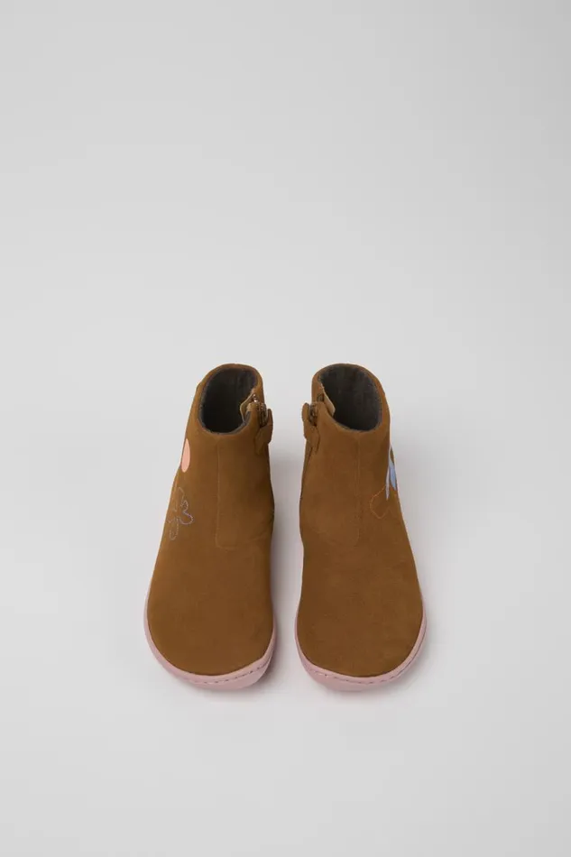 Boots Kids Camper Twins Multicolored Nubuck Boots