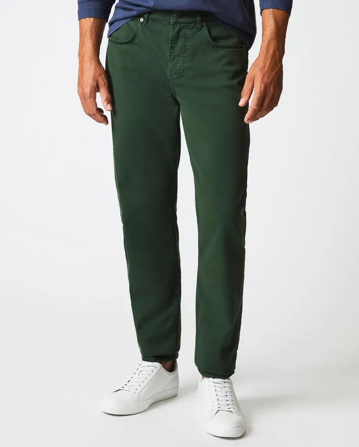 Bottoms Men Billy Reid 5 Pocket Pant Pine Green
