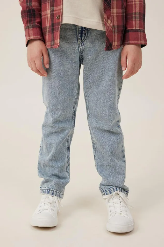 Boys 214 Pants and Jeans Cotton On Regular Fit Jean Bells Light Blue