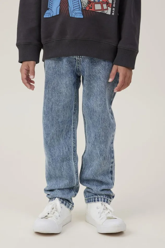 Boys 214 Pants and Jeans Cotton On Regular Fit Jean Byron Mid Blue